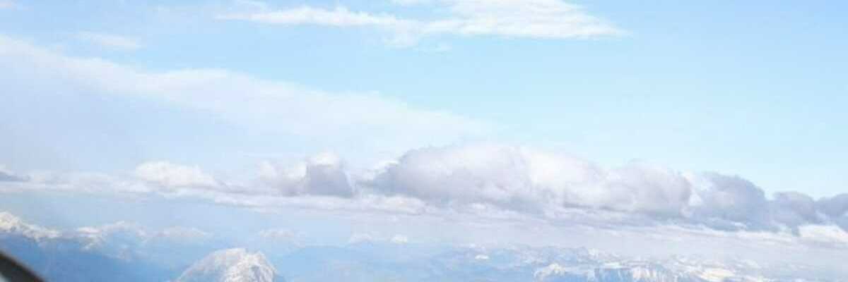 Flugwegposition um 16:36:04: Aufgenommen in der Nähe von Gemeinde Ramsau am Dachstein, 8972, Österreich in 3321 Meter